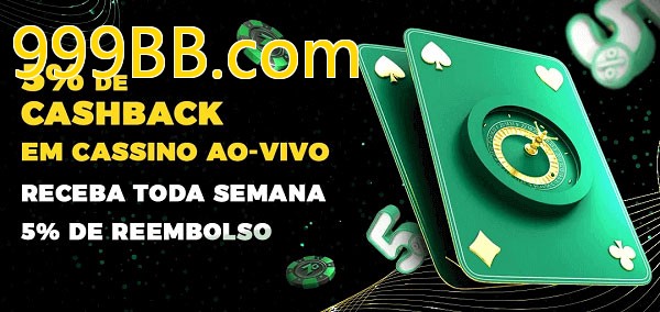 Promoções do cassino ao Vivo 999BB.com